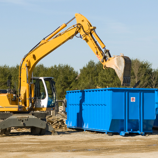 are there any restrictions on where a residential dumpster can be placed in Irondale MO